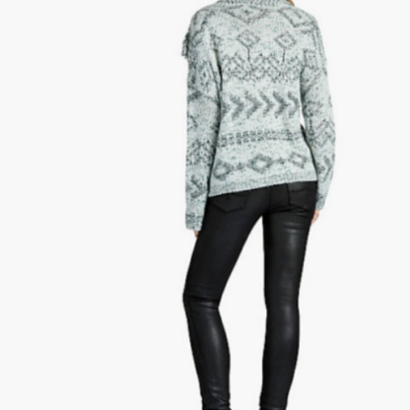 Lucky Brand Thick Gray Turtle Neck Sweater - Picture 5 of 5